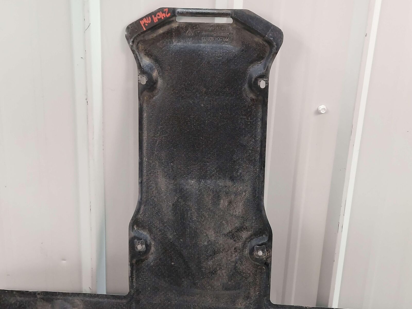 2014 PORSCHE 911 991 GT3 UNDER BODY SPLASH GUARD SKID PLATE MIDDLE *NOTE