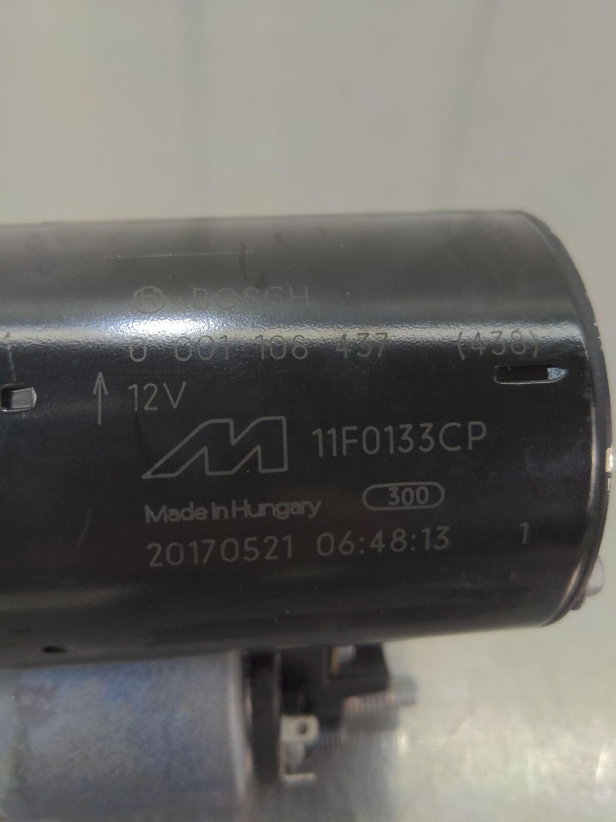 2018 MCLAREN 720S 11f0133cp Starter Motor 19k KM's