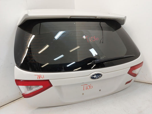 08-14 SUBARU IMPREZA WRX STI Trunk Decklid Hatch Tailgate White *NOTES*