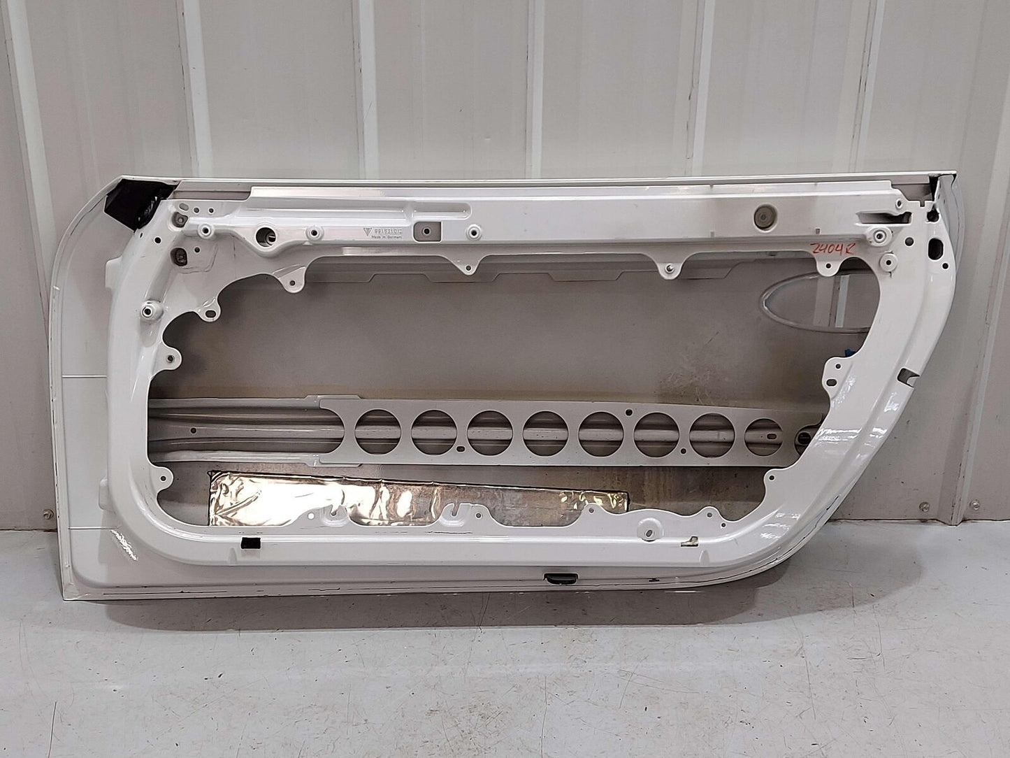 12-16 PORSCHE 911 991 GT3 FRONT RIGHT DOOR SHELL PURE WHITE C9A *NOTE