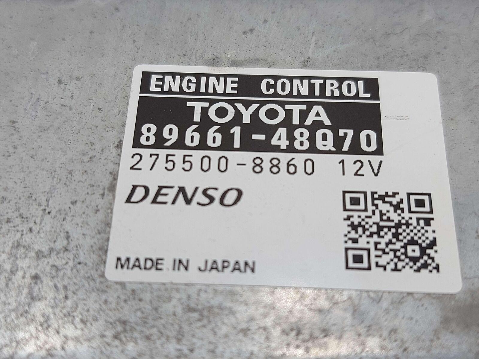 14 15 LEXUS RX450 HYBRID Engine Computer Control Module ECU ECM 89661-48q70 84km