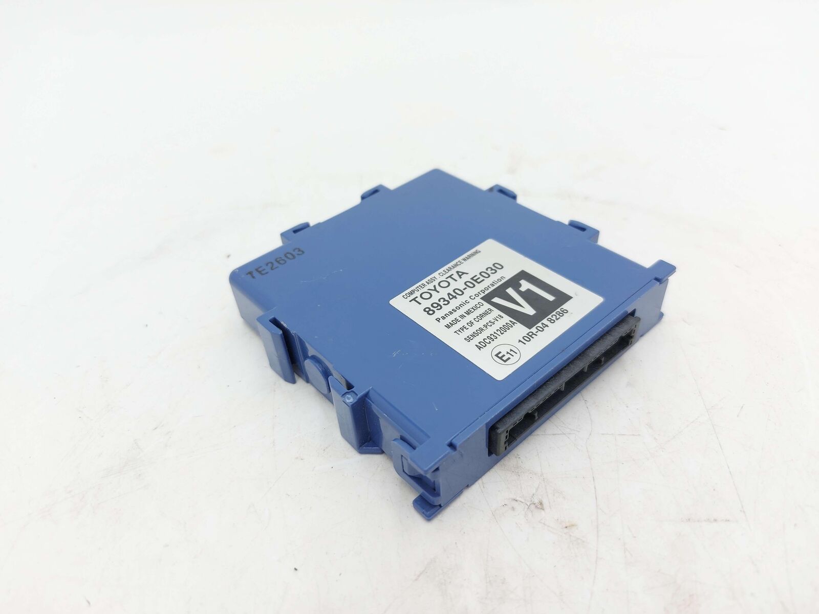 17 TOYOTA HIGHLANDER CLEARANCE WARNING CONTROL MODULE 89340-0E030