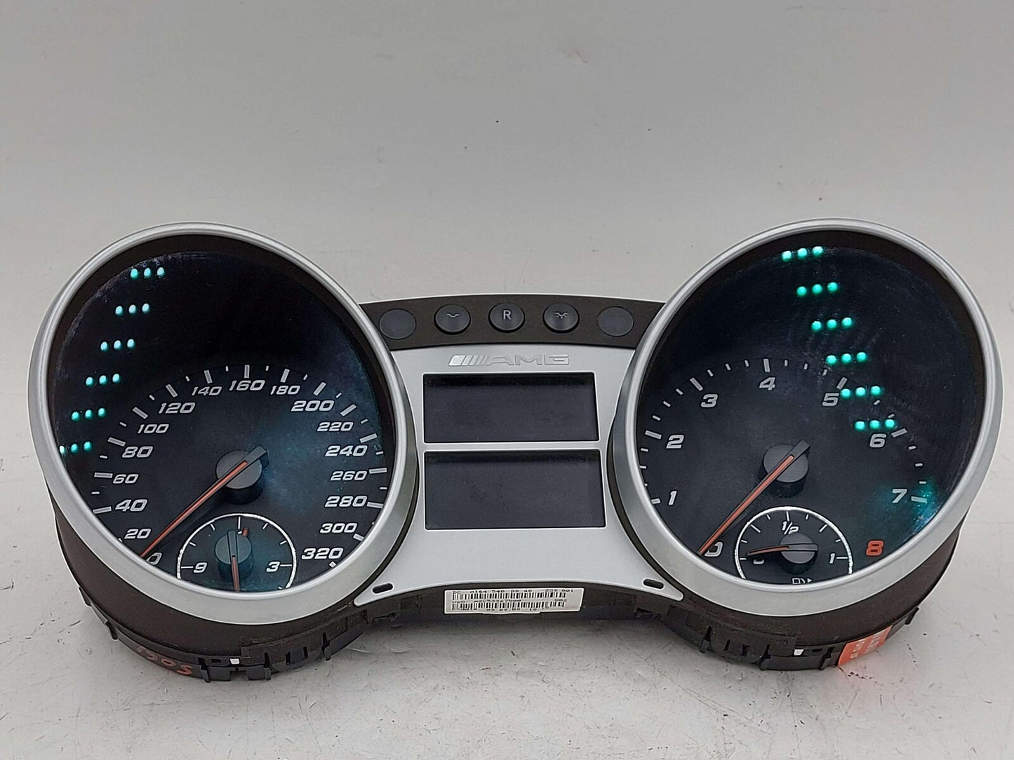 10-11 MERCEDES ML63 AMG W164 SPEEDOMETER GAUGE CLUSTER 140K KILOMETERS 320 KPH