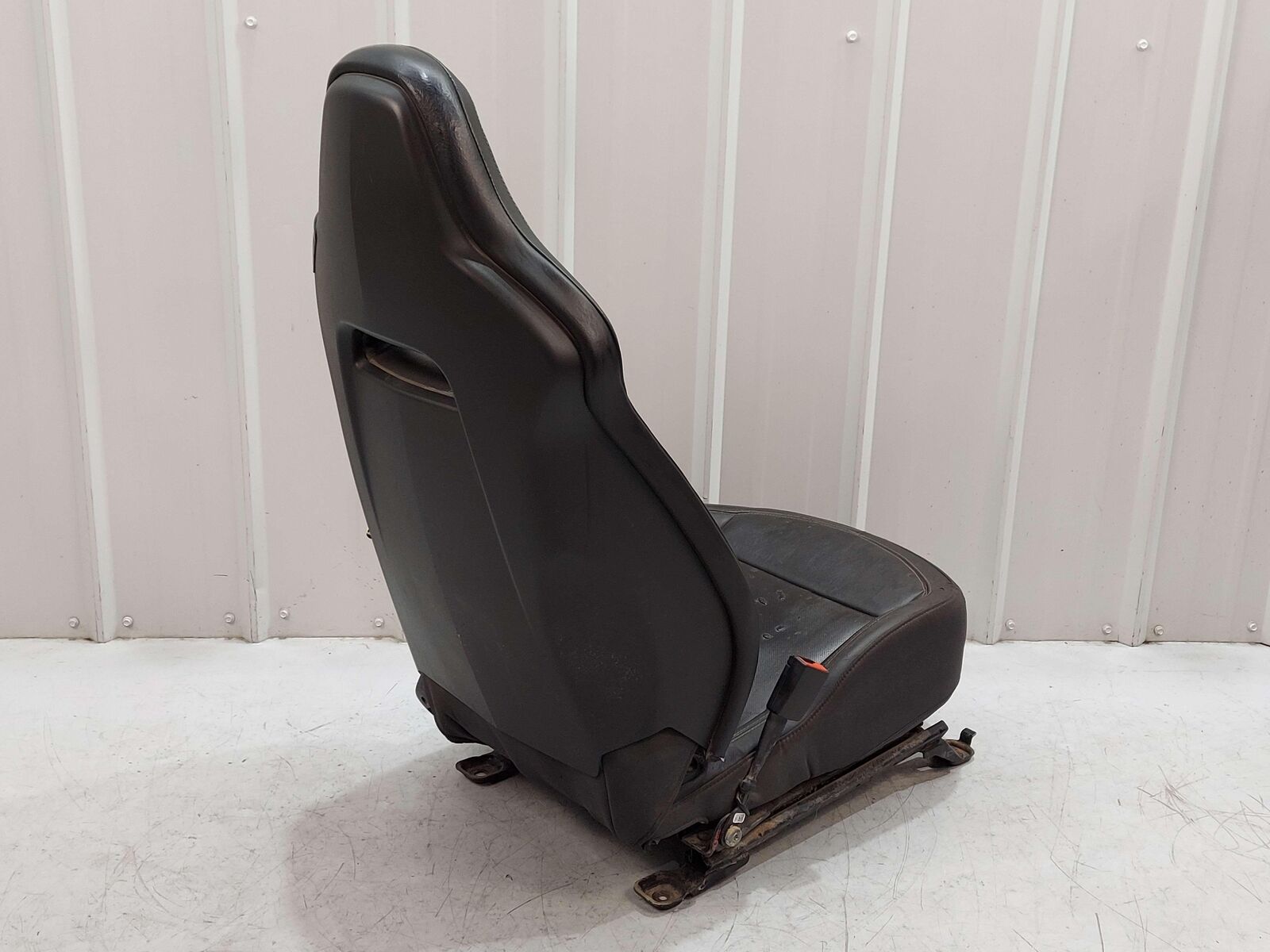 16-19 Chevrolet Corvette Front LH Left Seat Black *Parts Only! Fire Damage!*