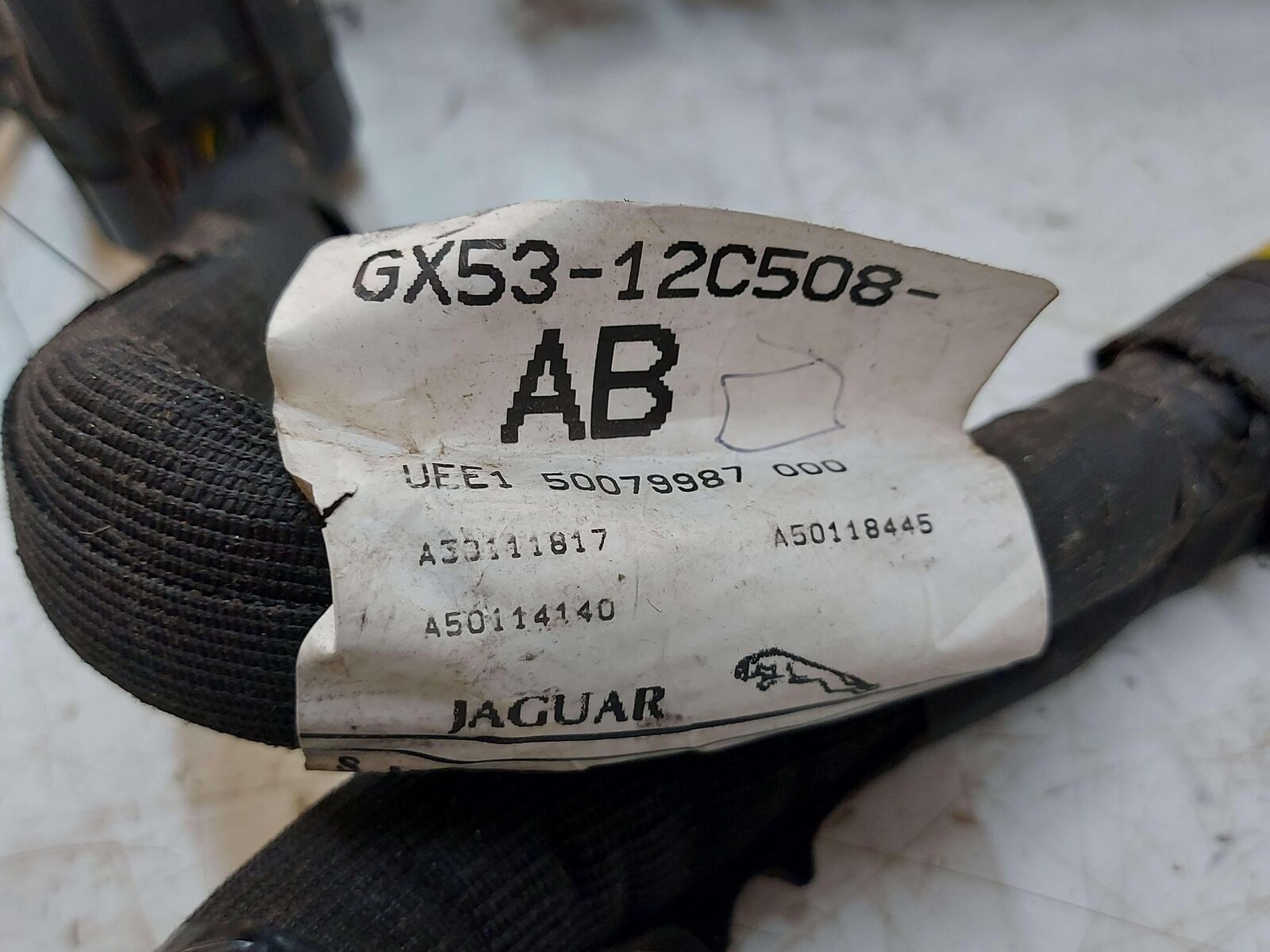 2016 Jaguar F-Type Engine Wire Harness GX53-12C508-AB 53K KMS