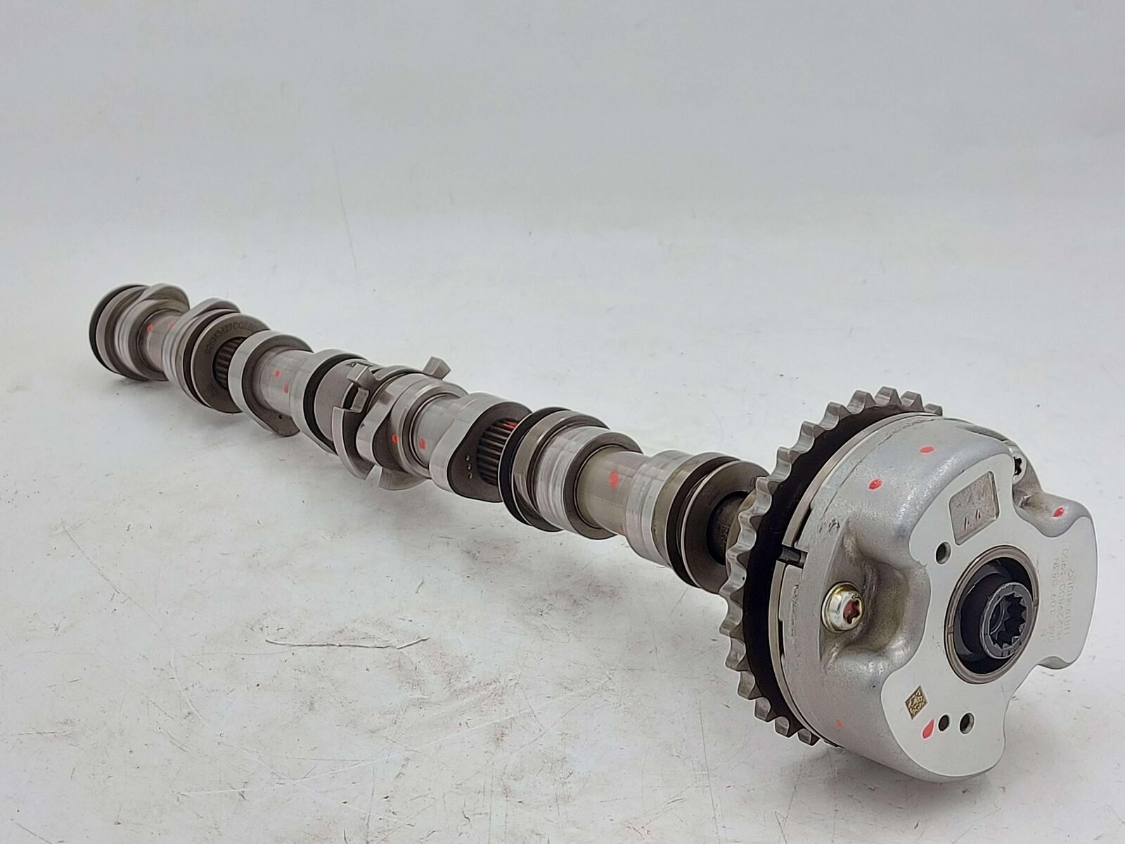 13 AUDI S7 4.0L LEFT EXHAUST CAMSHAFT W/TIMING ADJUSTER GEAR 06E109083N CUE CUEC