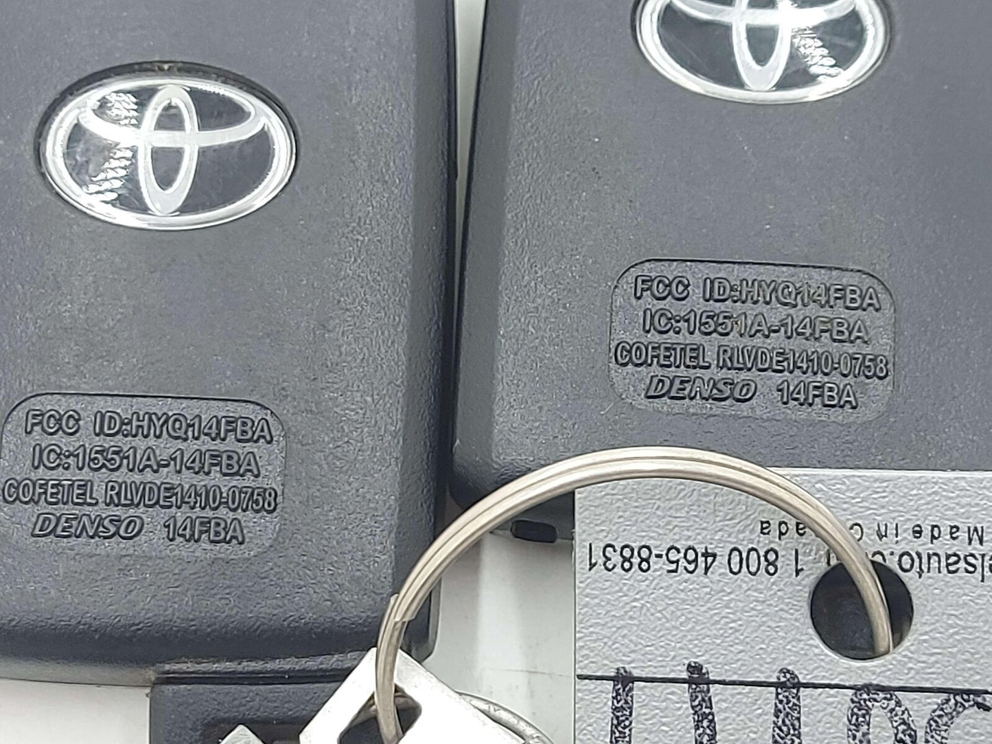 14-19 Toyota Highlander Smart Key Ignition Fob (Set of 2) 1551A-14FBA