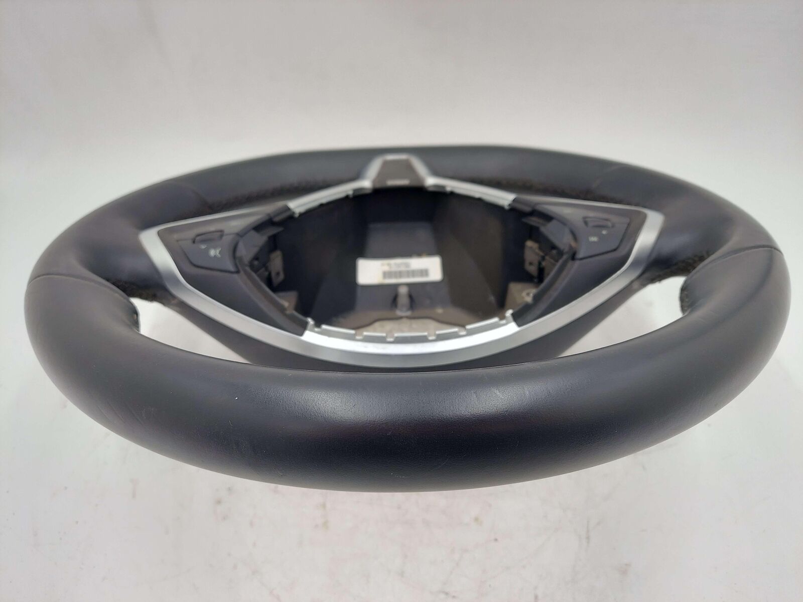 2013 Tesla S Steering Wheel Black Flat Bottom 1005279-00-D