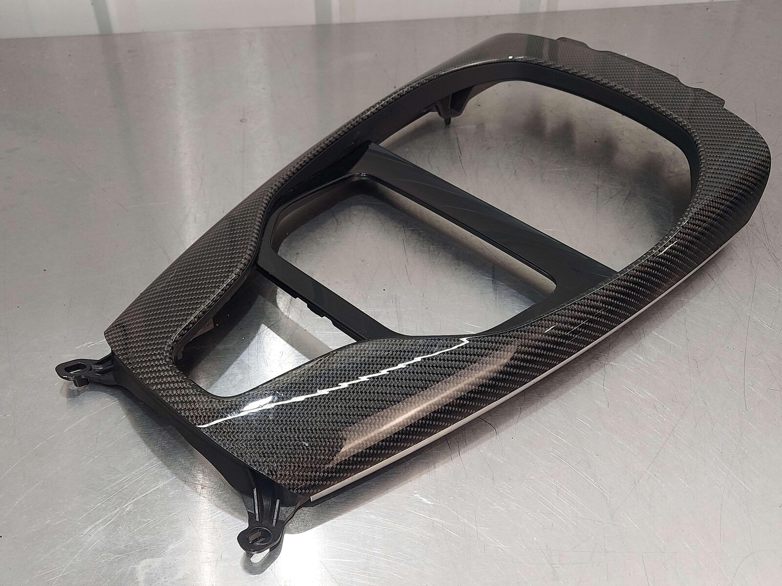 2022 MERCEDES DOORS & CONSOLE CARBON FIBER TRIM SET *SCRATCHED PITTED*