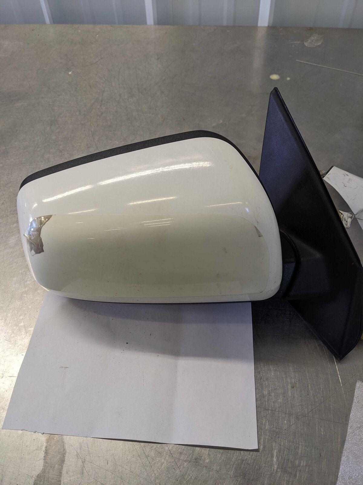 08-14 MITSUBISHI LANCER RH Right Door Mirror *3M Peeling* White 3m Heated