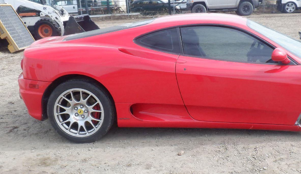 2000 Ferrari 360 Modena Rear Clip quarter roof floor custom cut section