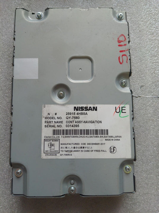 18 19 INFINITI Q60 25915-4hb5a Navigation Control Module