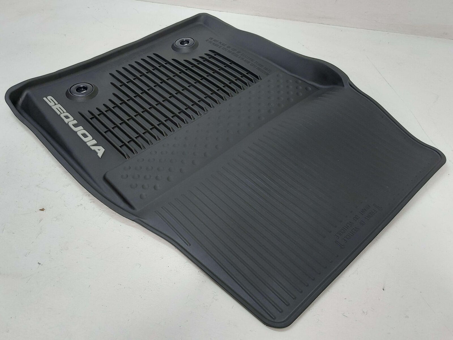 2022 TOYOTA SEQUOIA FRONT 2 PIECE RUBBER FLOOR MAT OEM PT908-0C230 *NOTE