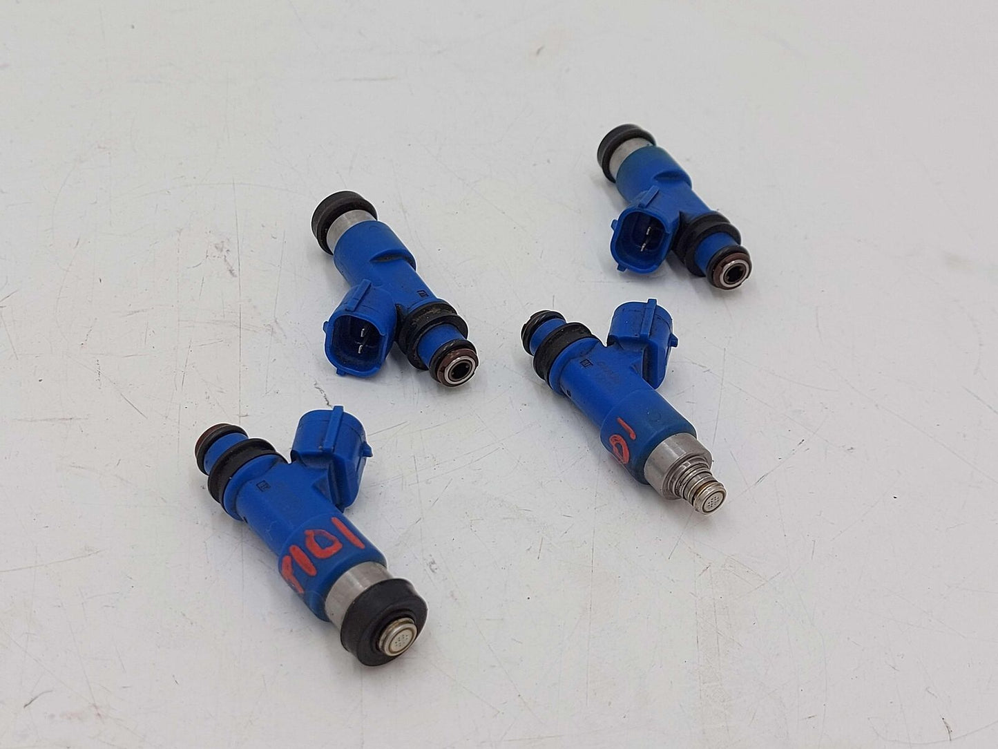 06-14 Subaru Impreza 2.5L Turbo Set Of 4 Fuel Injection Injectors 058022413