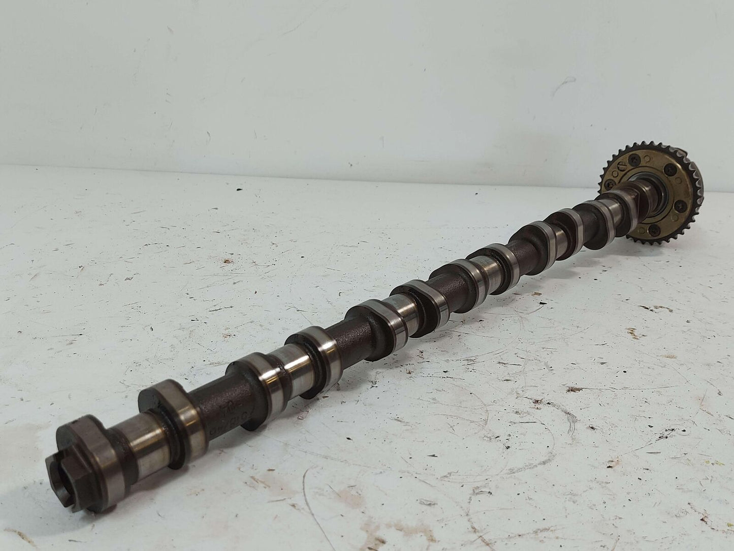 2008 BMW X6 3.0L N54B30A N54 Twin Turbo Exhaust Camshaft W/ Adjuster 7518746