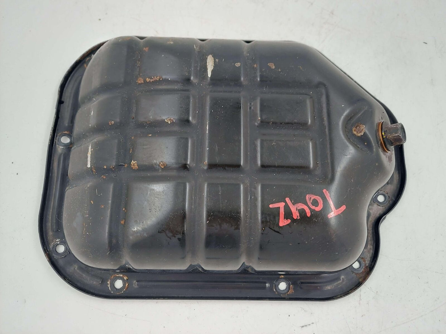 13-16 NISSAN PATHFINDER 3.5L LOWER ENGINE MOTOR OIL PAN 11110JA10D *DENTED LIP*