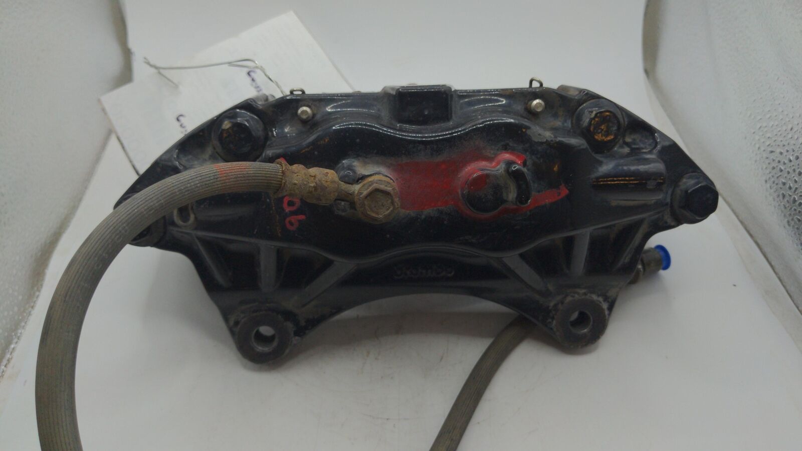 08-14 SUBARU IMPREZA 2.5L STI FRONT RH Right Caliper Black *SCUFFS PAINT CHIPS*