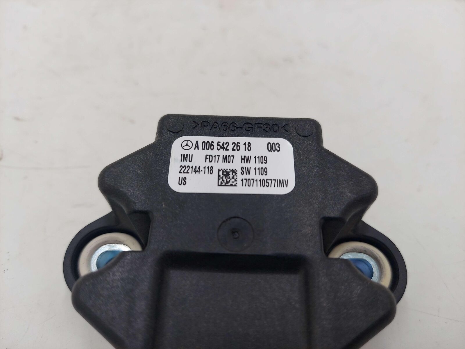 2018 Mercedes GLE63s Yaw Rate Speed Sensor A0065422618