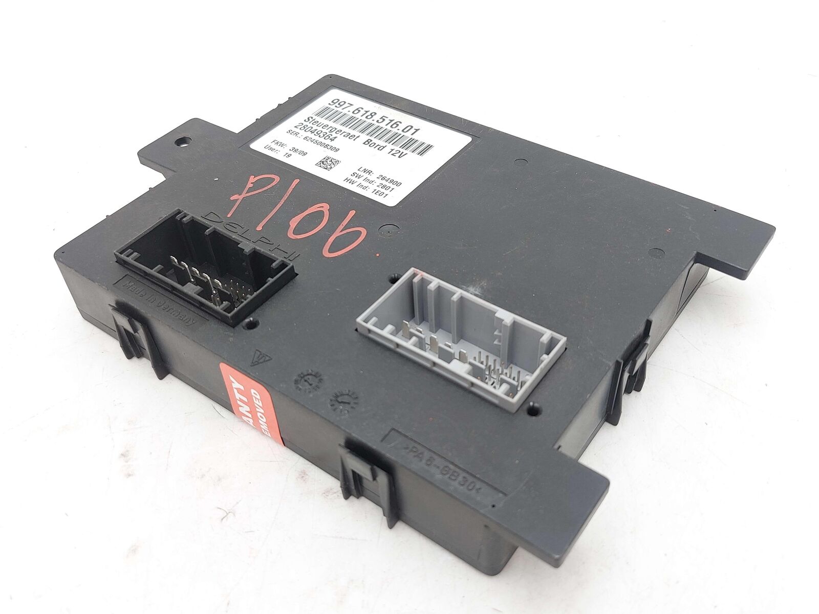 09-12 PORSCHE 911 997 Carrera Gateway Body Control Module BCM 99761851601