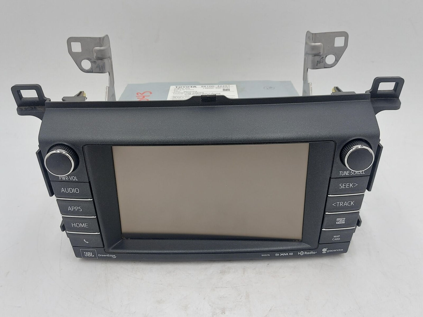 16-18 Toyota Rav4 Navigation JBL Gracenote SAT HD Radio 86100-42251 100576