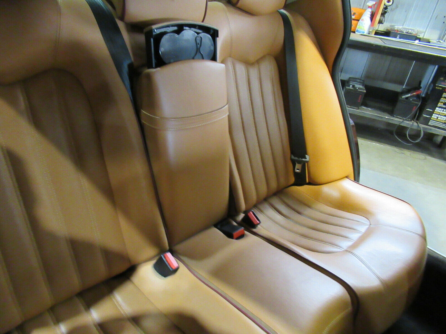 W009 2007 07 MASERATI QUATTROPORTE 4.2 REAR SEAT W/ HEADRESTS