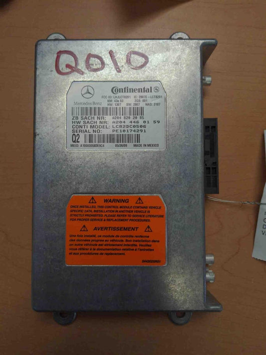 Q010 MERCEDES E-CLASS 2010 COMMUNICATION COMPUTER MODULE 2049005704