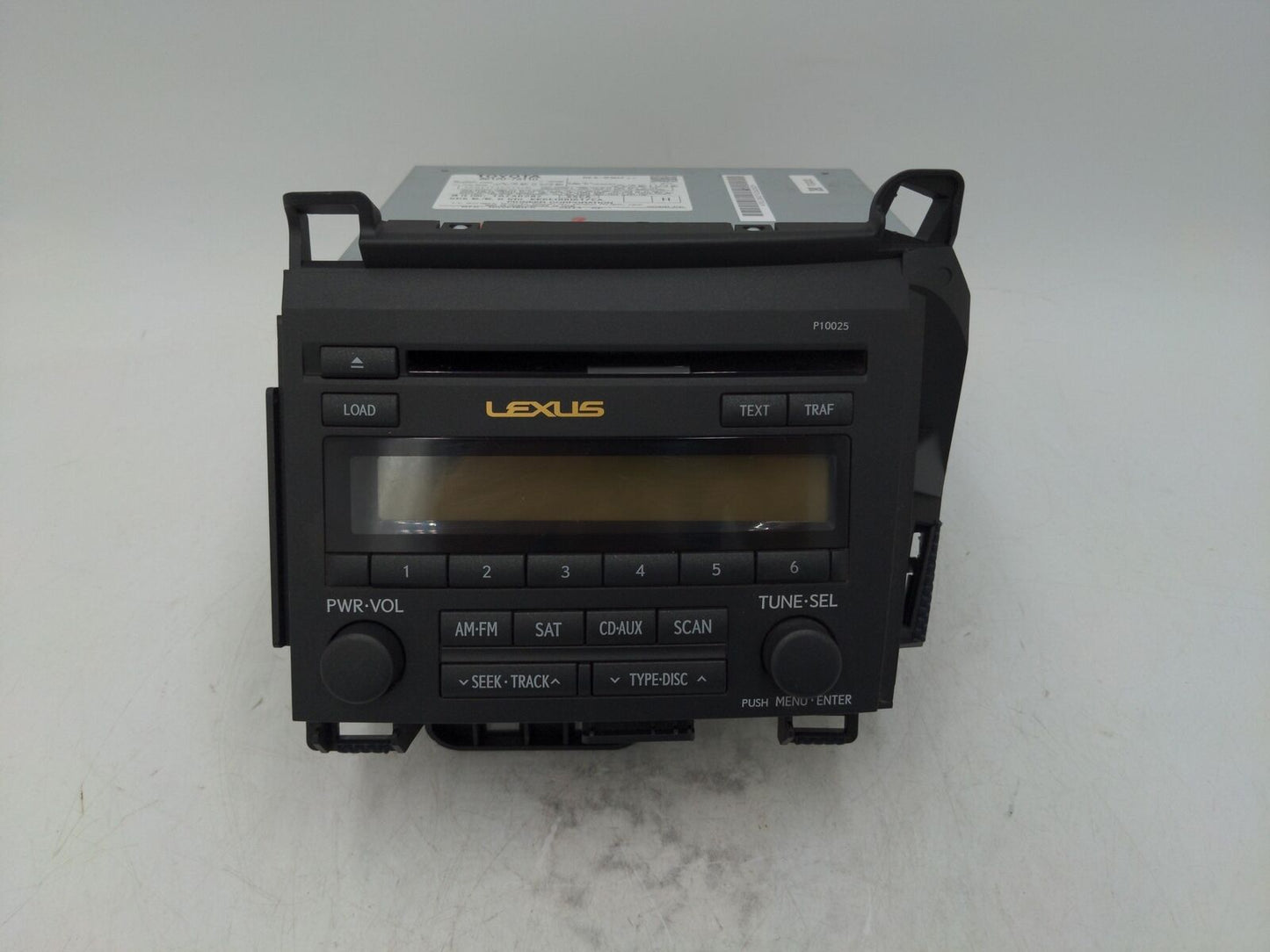 11 12 13 LEXUS CT200H Radio Receiver P10025 On Face 86120-76110