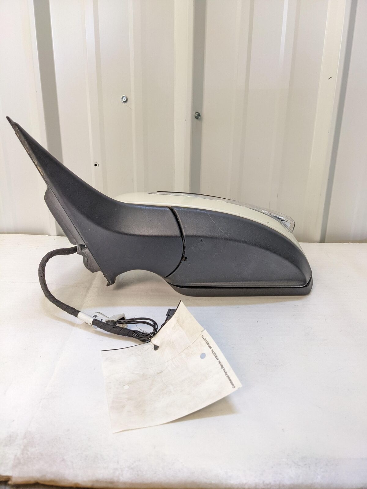 💥09 MERCEDES C350 LH Left Door Mirror White Power Folding💥