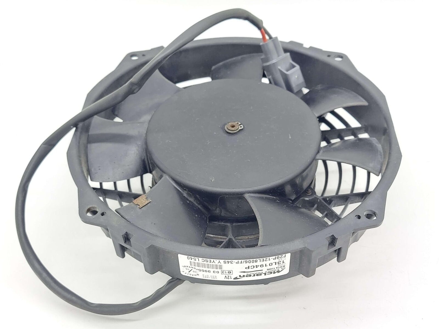 2016 MCLAREN 540C REAR RIGHT ELECTRIC COOLING FAN MOTOR 13L0194CP