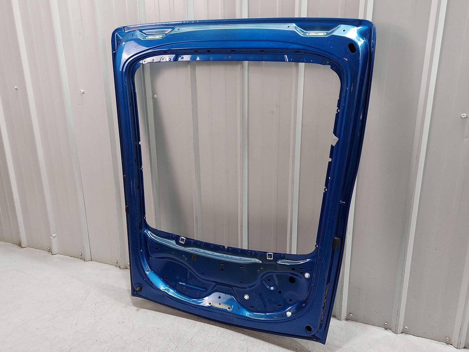 16 PORSCHE CAYMAN GT4 981 REAR ENGINE LID LIFTGATE HATCH TRUNK SAPPHIRE BLUE M5J