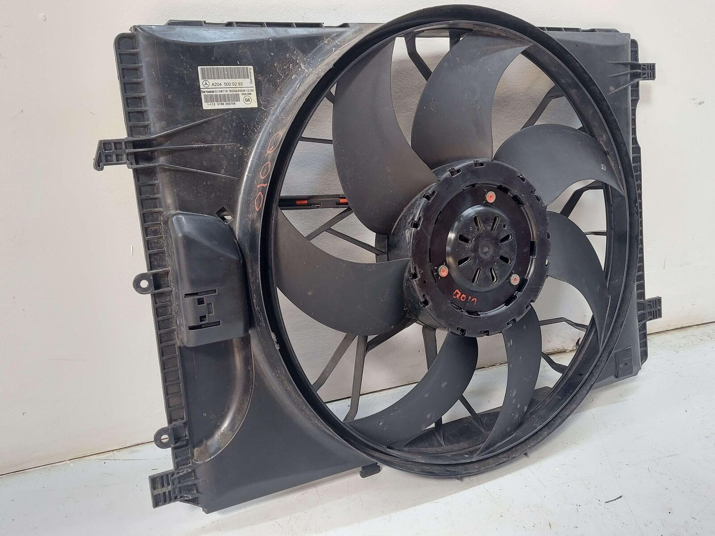 10-17 MERCEDES E350 212 ELECTRIC COOLING FAN MOTOR A2045400788