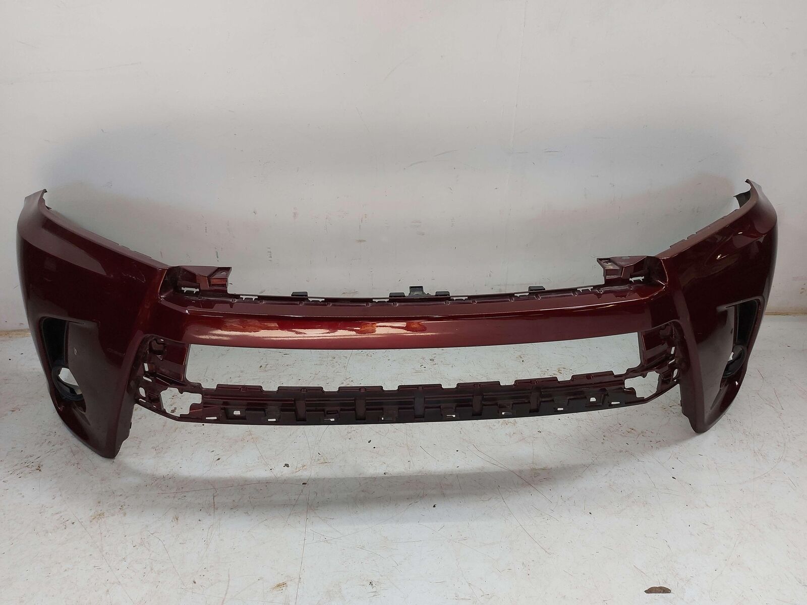 17-19 TOYOTA HIGHLANDER FRONT BUMPER BARE COVER OOH LA LA ROUGE MICA 3T0