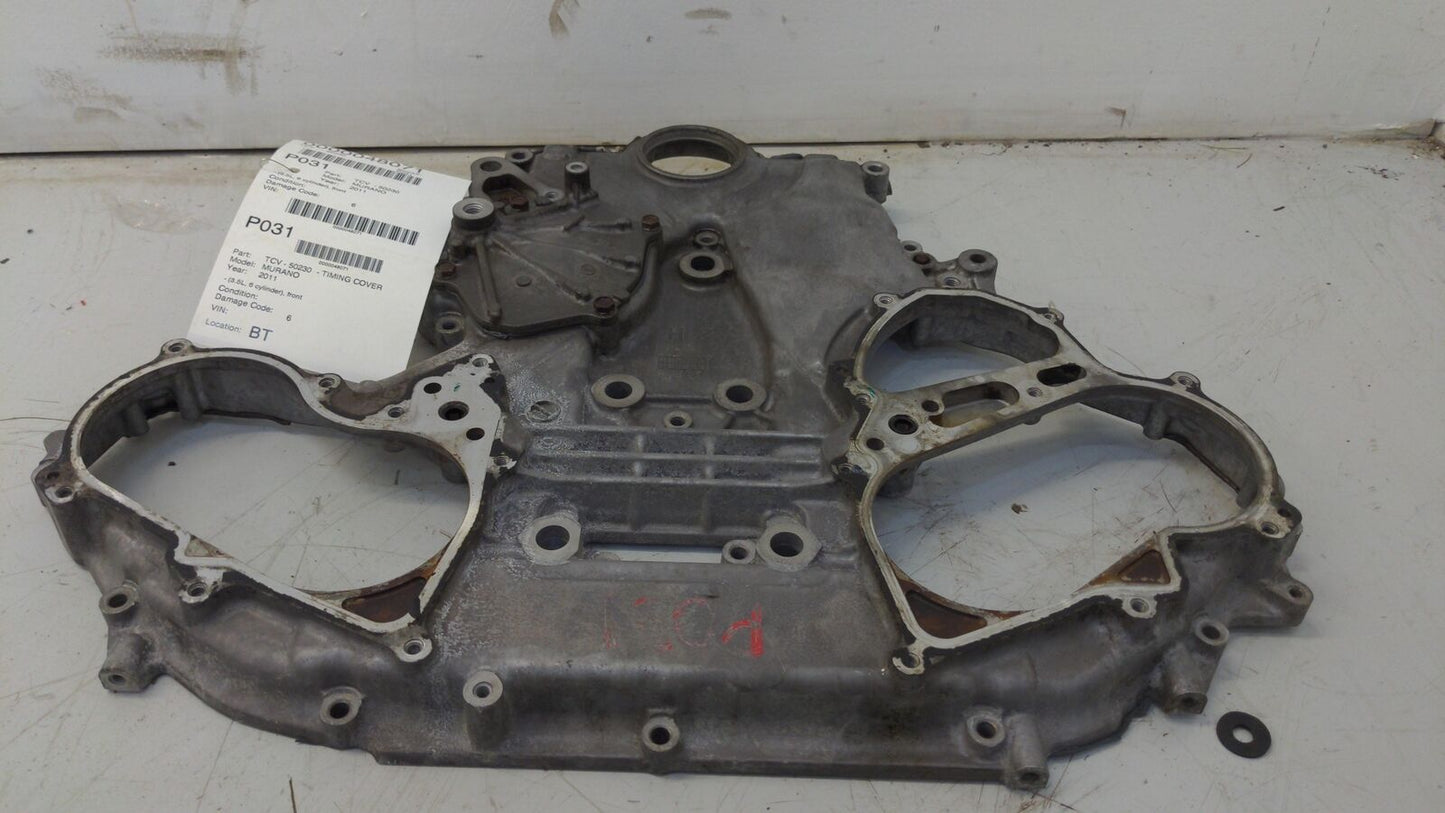 09-14 Nissan Murano front Timing Cover 3.5L 6 cylinder