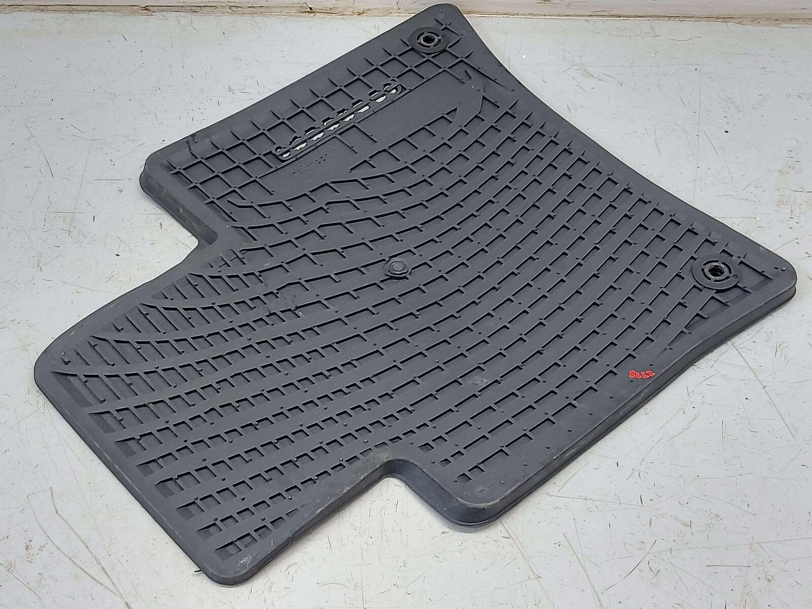 2018 PORSCHE CAYENNE 958 S E-HYBRID SET PORSCHE RUBBER FLOOR MAT 95804480152