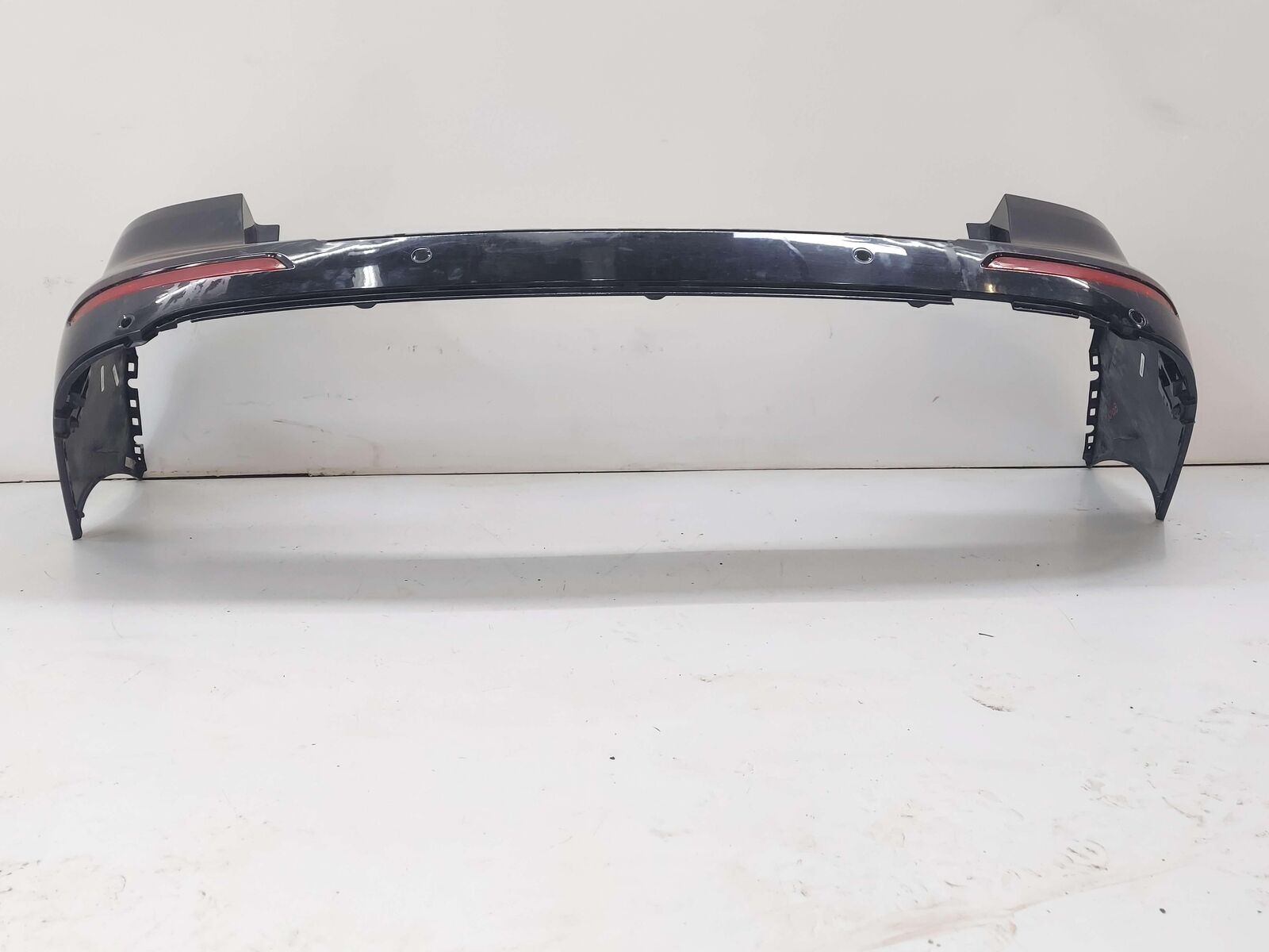 12-15 MERCEDES ML350 W166 REAR BUMPER UPPER COVER OBSIDIAN BLACK 197U 1668850325