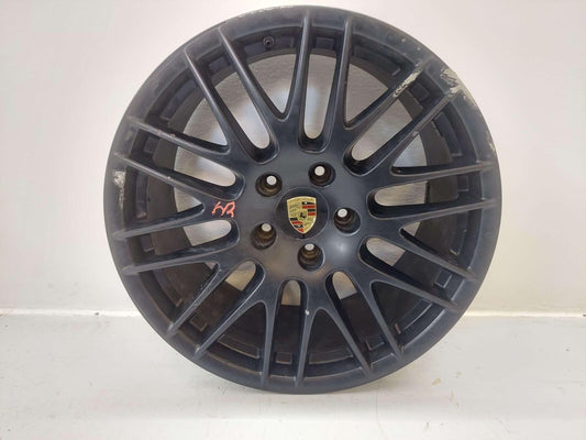 16-18 PORSCHE CAYENNE GTS 958 WHEEL RIM 20X9.5 SPORT DESIGN MATTE BLACK ALLOY