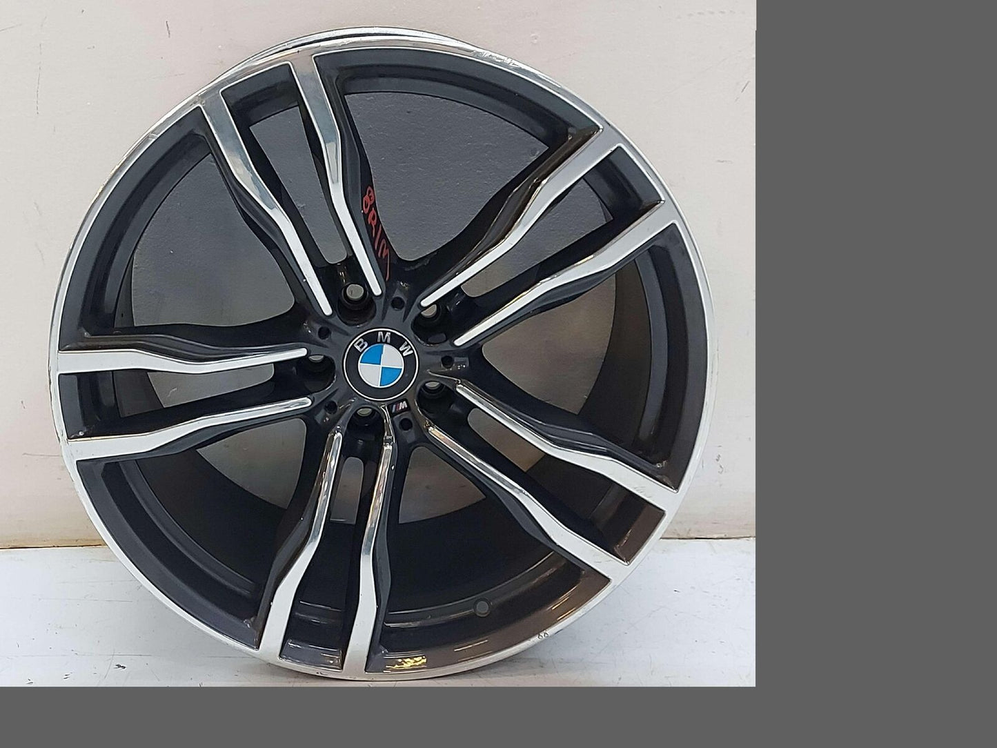 16-17 BMW X5M F85 REAR ALLOY WHEEL RIM 21X11.5 STYLE 612 612M GRAY 2284653