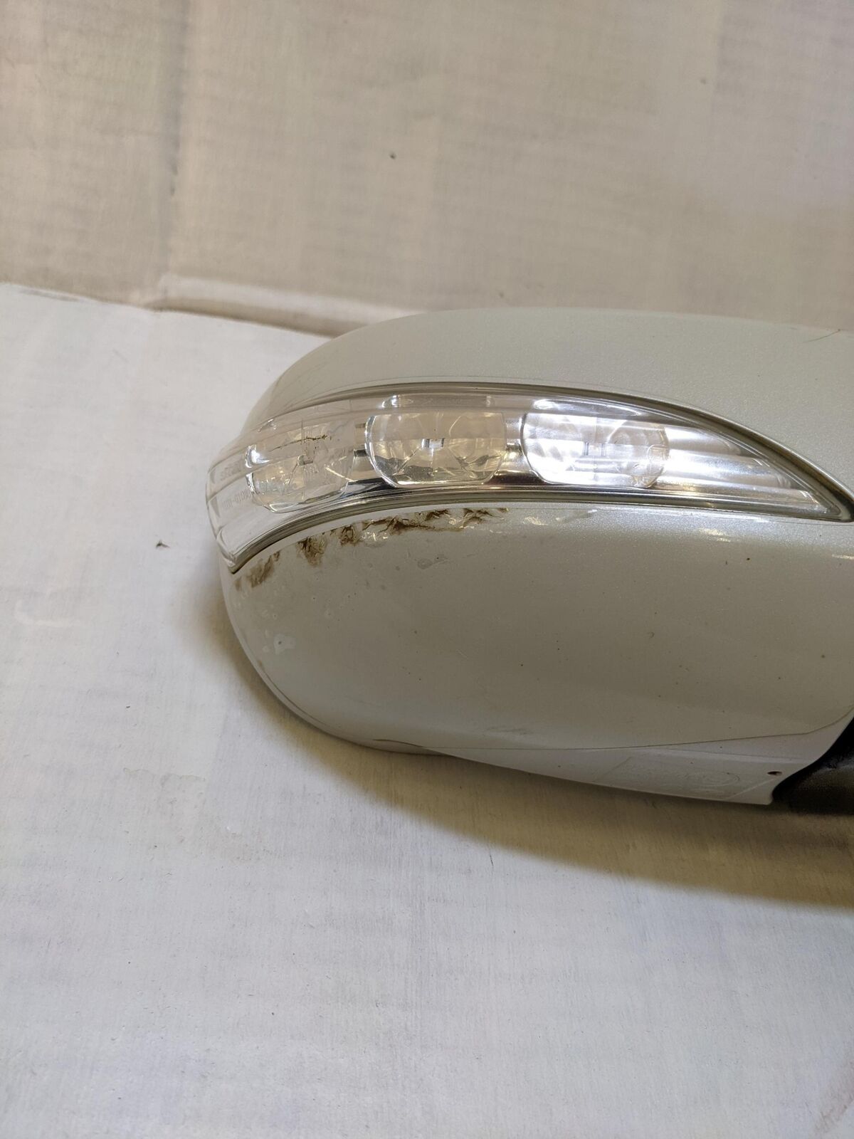 💥09-16 HYUNDAI GENESIS RH Right Door Mirror White Heated Power 3M💥