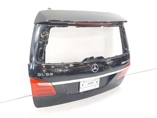 13-16 MERCEDES GL63 AMG X166 TRUNK DECK LID LIFT GATE W/ SPOILER & LAMPS BLACK