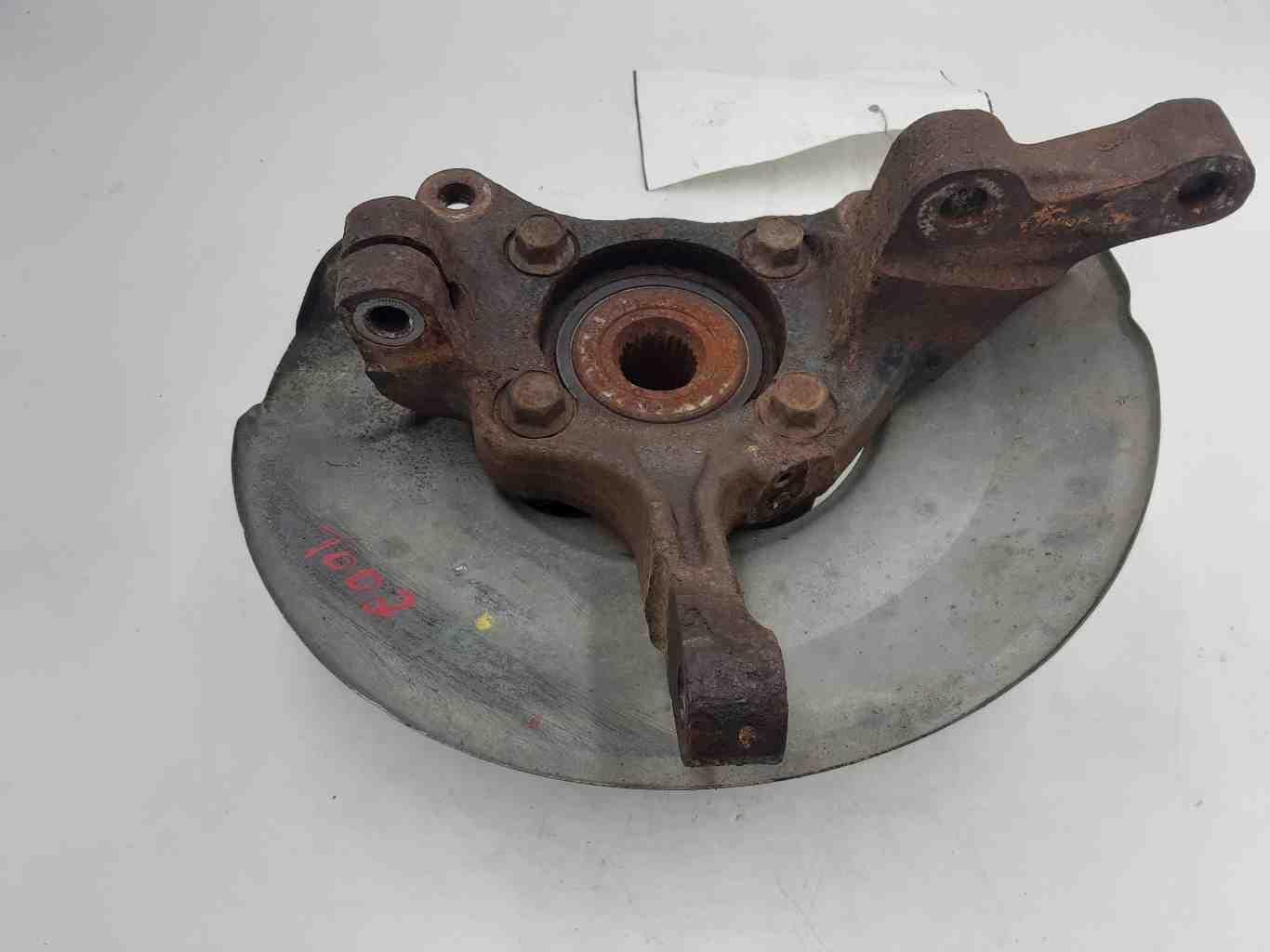 08-15 MITSUBISHI Evo Evolution X FRONT RH Spindle Knuckle 80KM'S *notes*