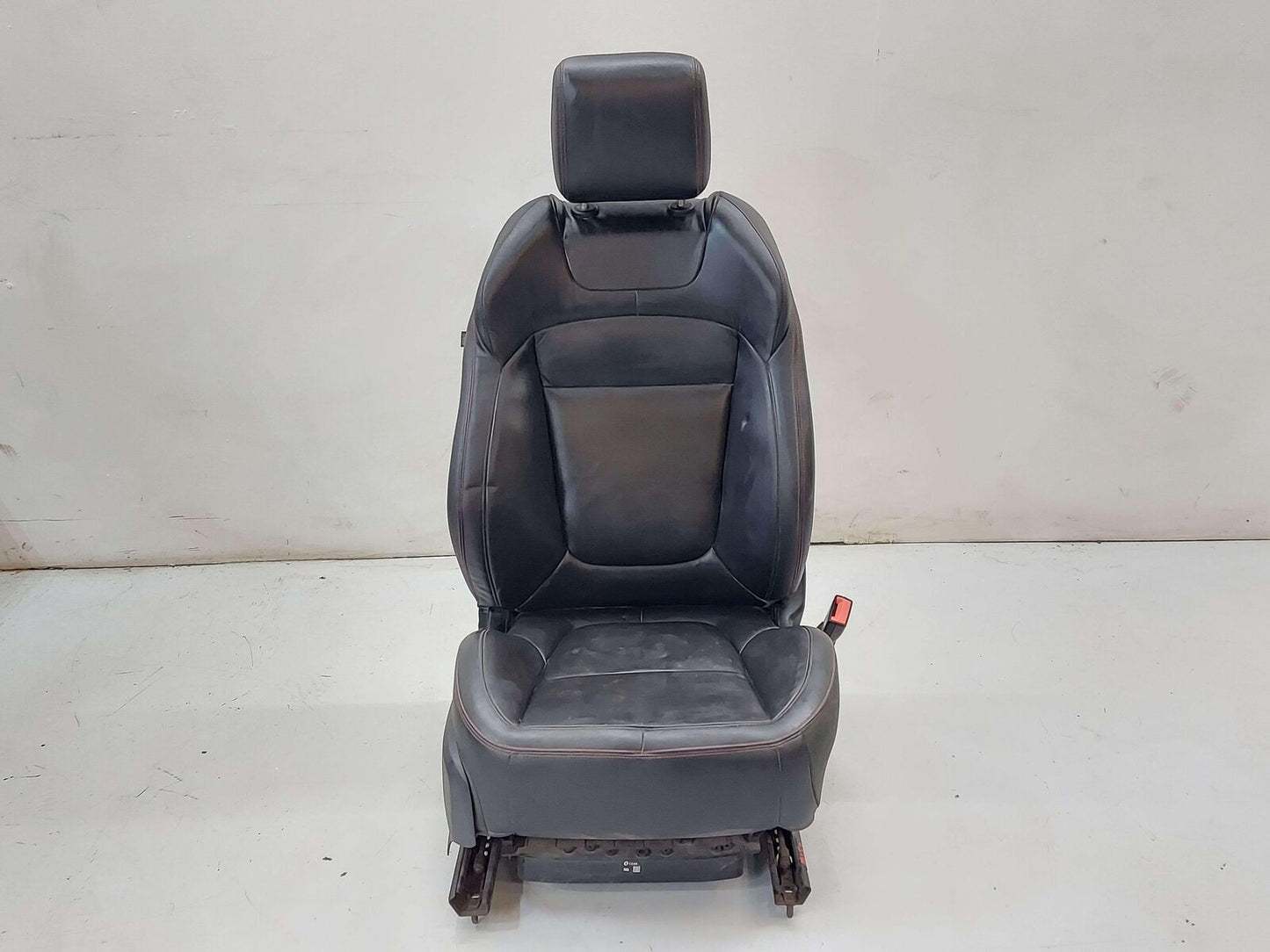 14-15 JAGUAR XF X250 FRONT RIGHT SEAT 14 WAY ADJUSTABLE CHARCOAL BLACK LEATHER