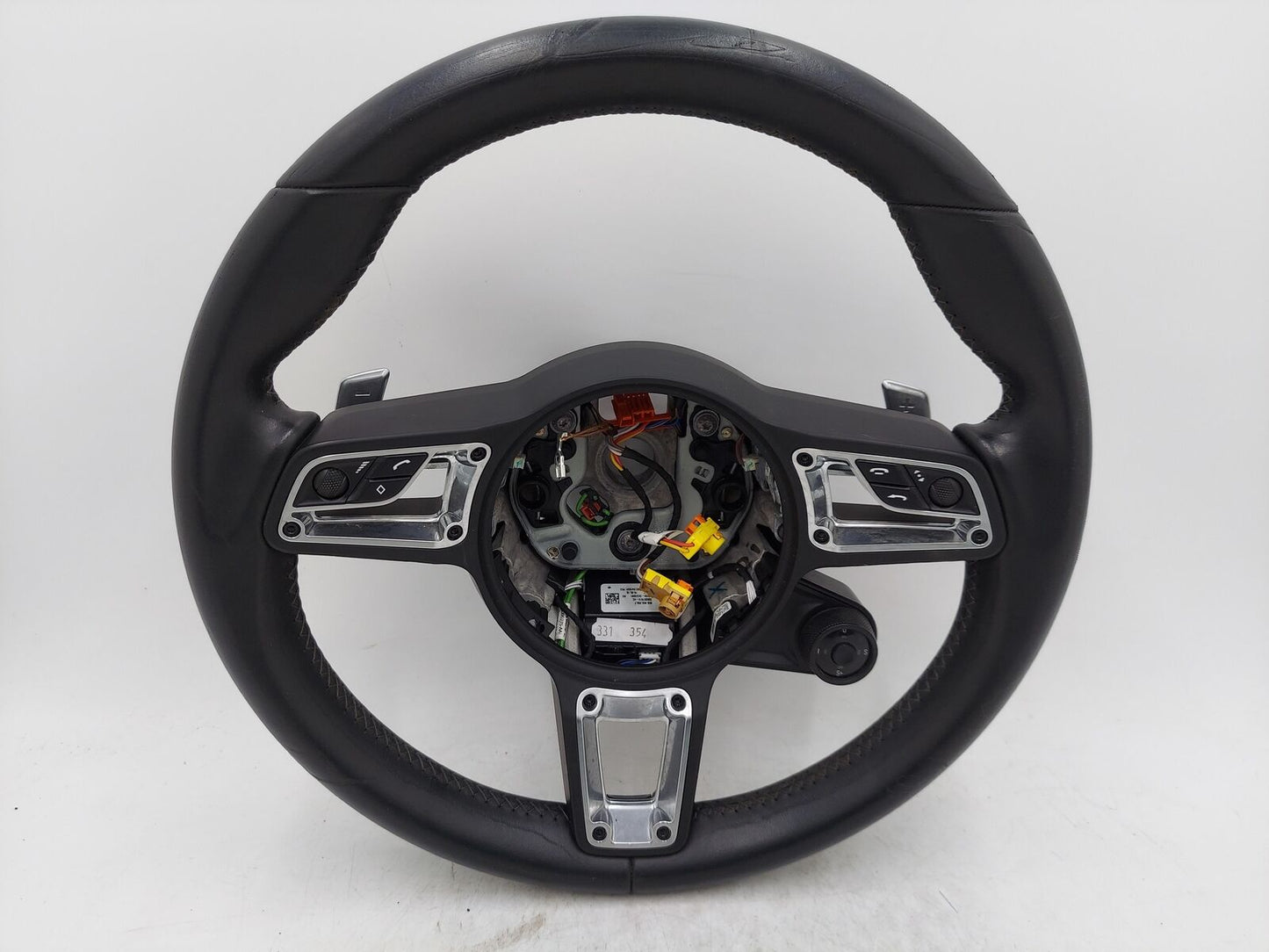 17-22 Porsche Cayman 718 Steering Wheel Black *Gouges* GT STYLE w/ paddle shift