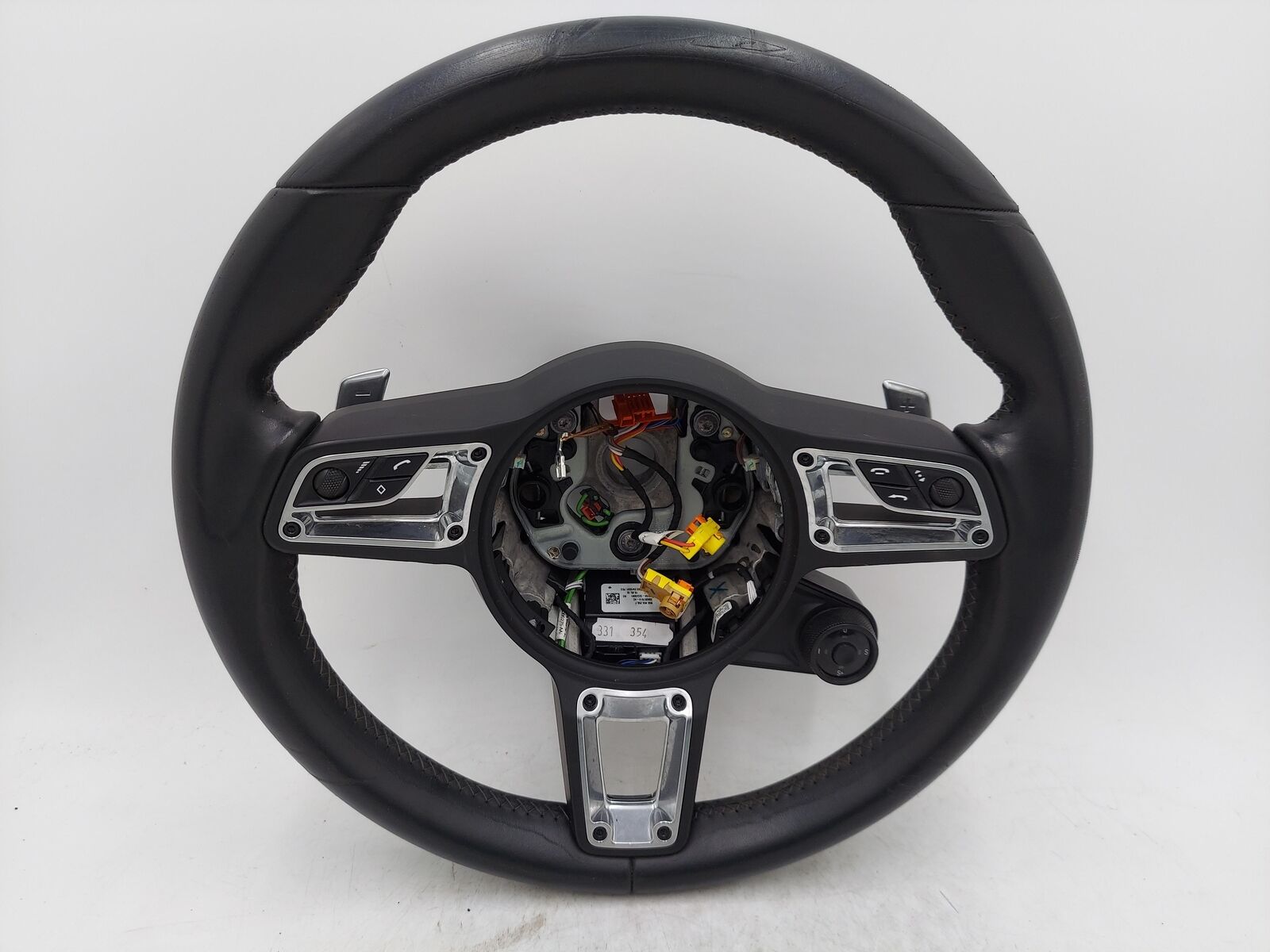 17-22 Porsche Cayman 718 Steering Wheel Black *Gouges* GT STYLE w/ paddle shift