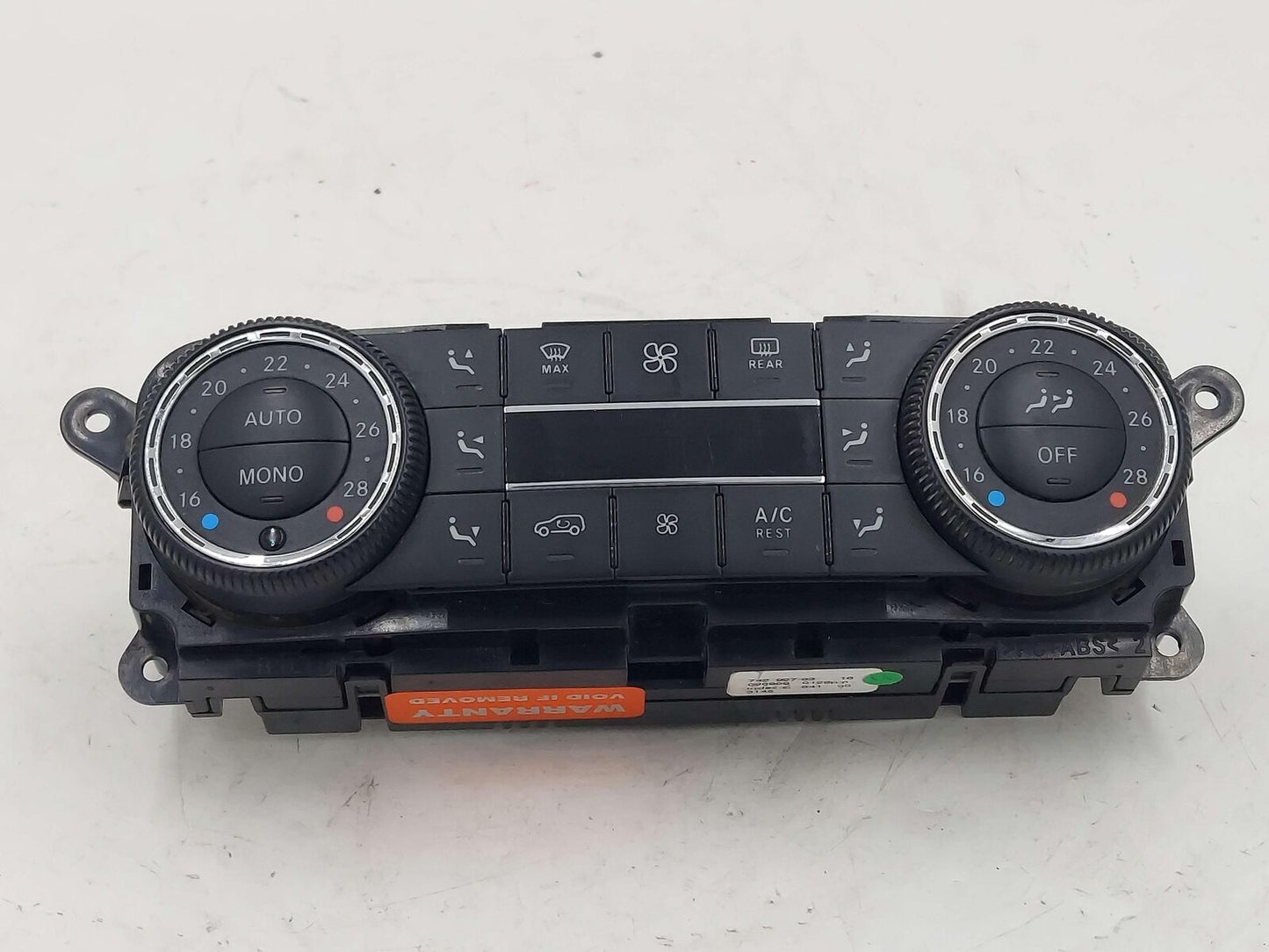 10-11 MERCEDES ML63 AMG W164 FRONT HEATER AC A/C CONTROL CELCIUS AUTO