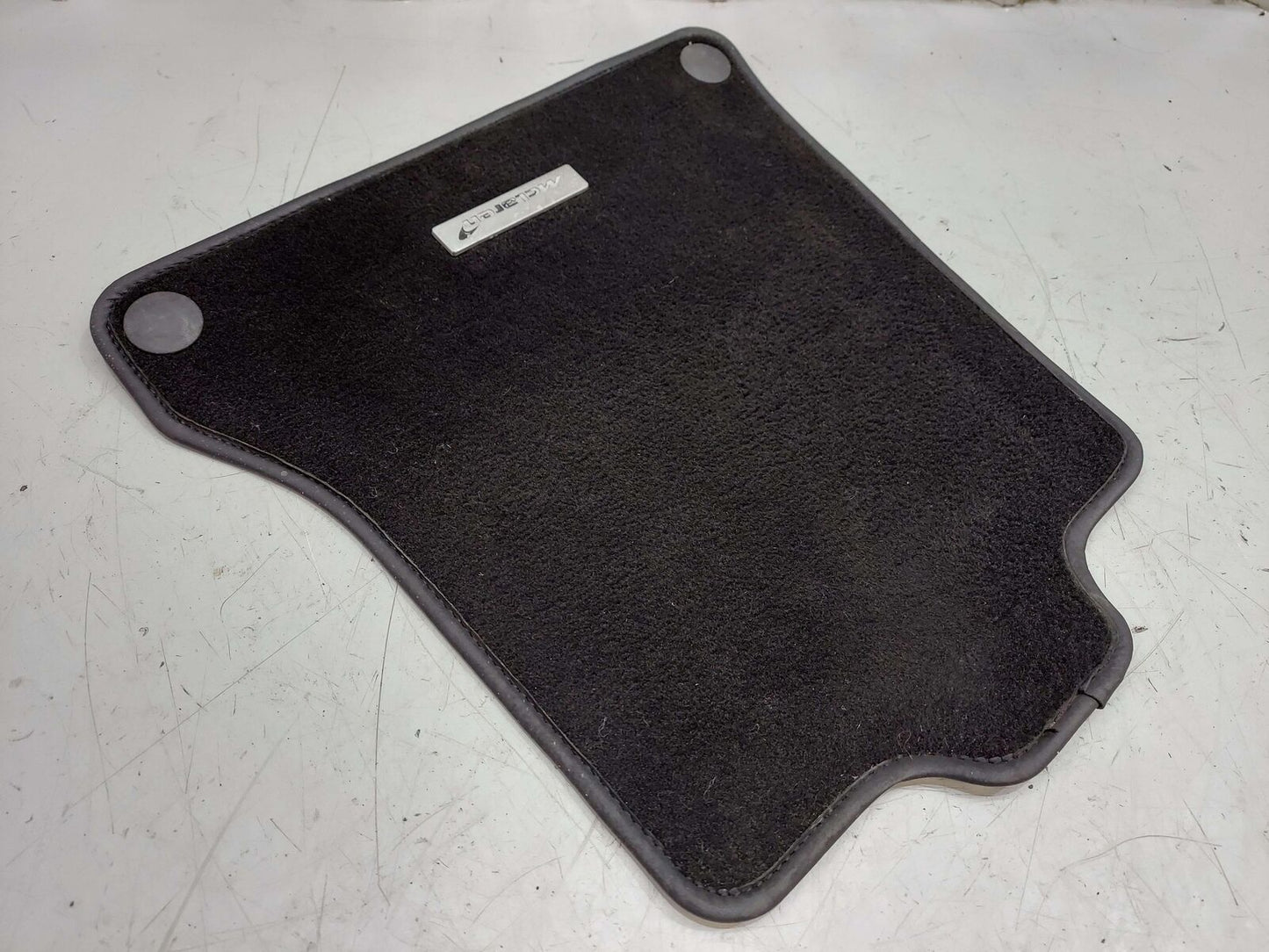 2017 MCLAREN 570S FLOOR MAT MAT SET CARBON BLACK 11N3838CP *NOTE