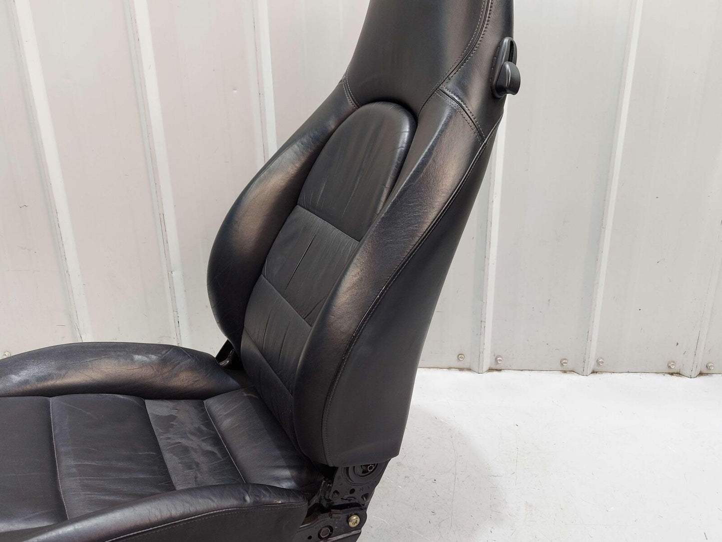 00-01 PORSCHE 911 996 CARRERA CABRIOLET FRONT RIGHT SEAT LEATHER BLACK