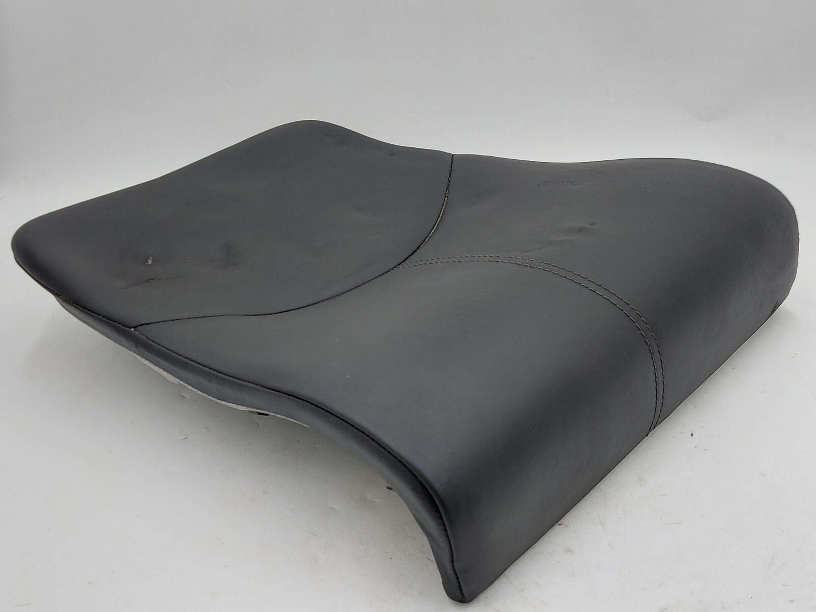 05-12 Porsche 911 997 Carrera S REAR LEFT SEAT LOWER BLACK LEATHER CONVERTIBLE