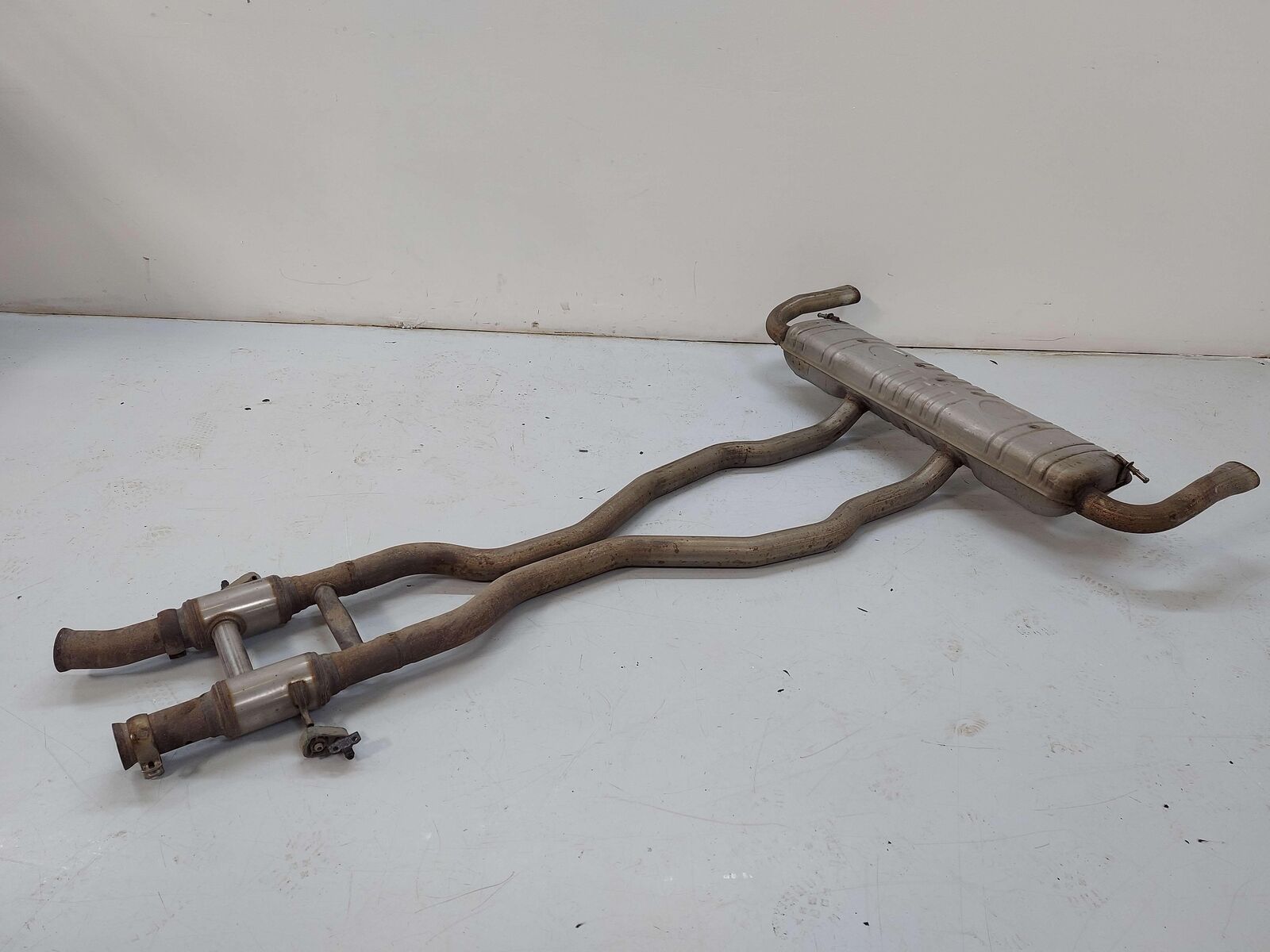 16-19 MERCEDES GLE63S AMG W166 Exhaust Muffler & Pipe / Resonators A2124901201 