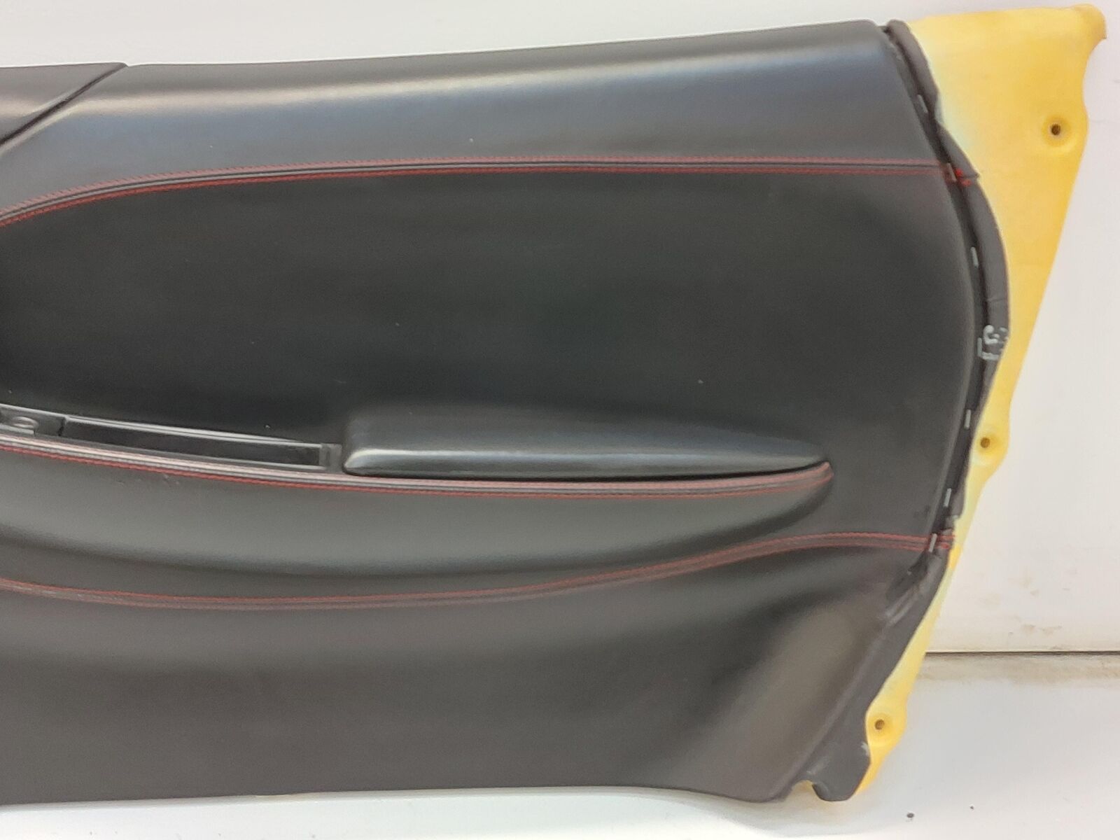 2000 FERRARI 360 MODENA Right Front Door Trim Panel Rh Black W/ Red Stitching