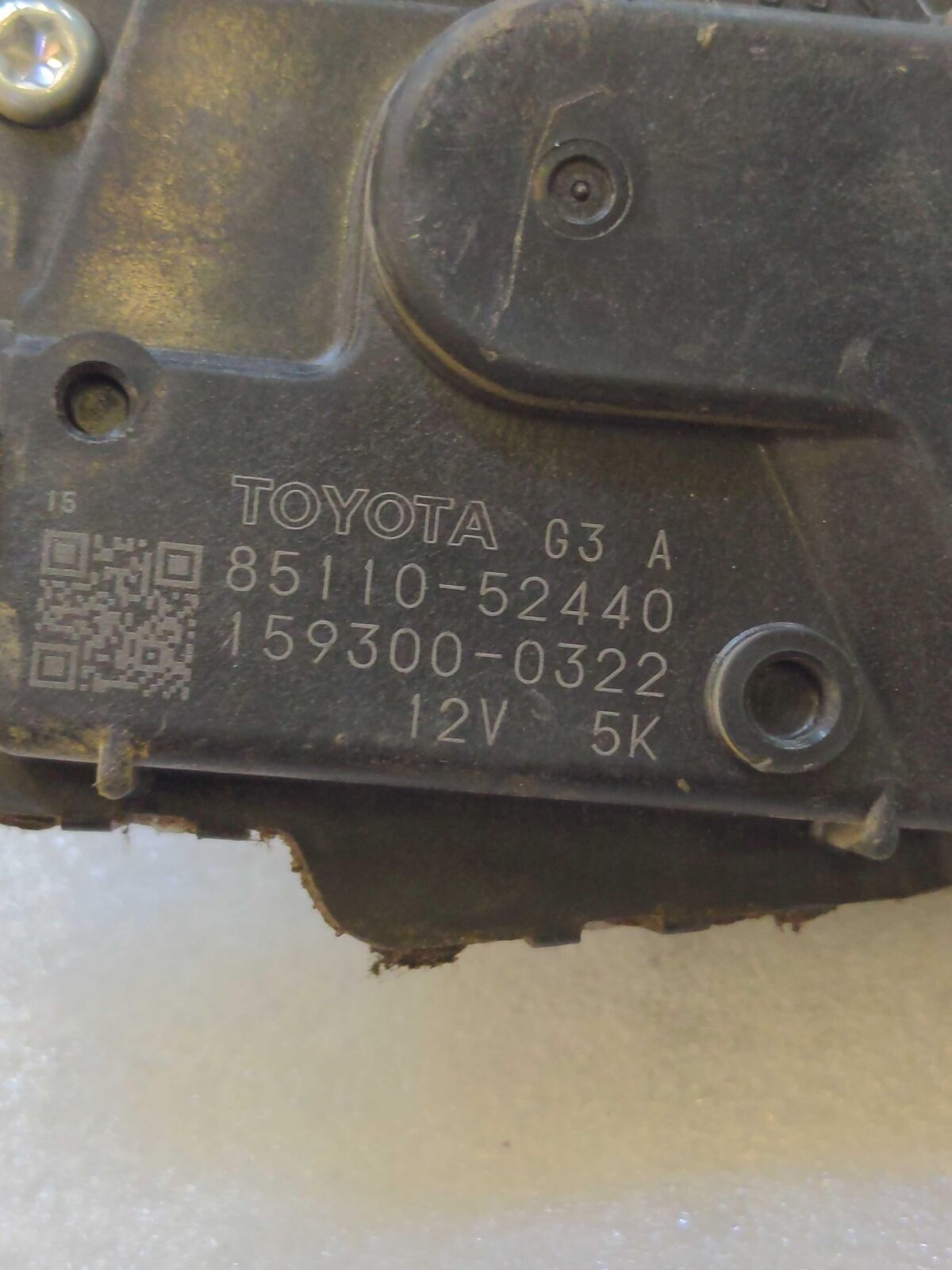 07-12 TOYOTA YARIS Front Windshield Wiper Motor Sedan 85110-52440